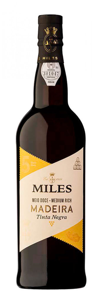 
                  
                    Charger l&amp;#39;image dans la galerie, Vin de Madeira Miles Wine 5 Ans Mi-Doux - 75cl
                  
                