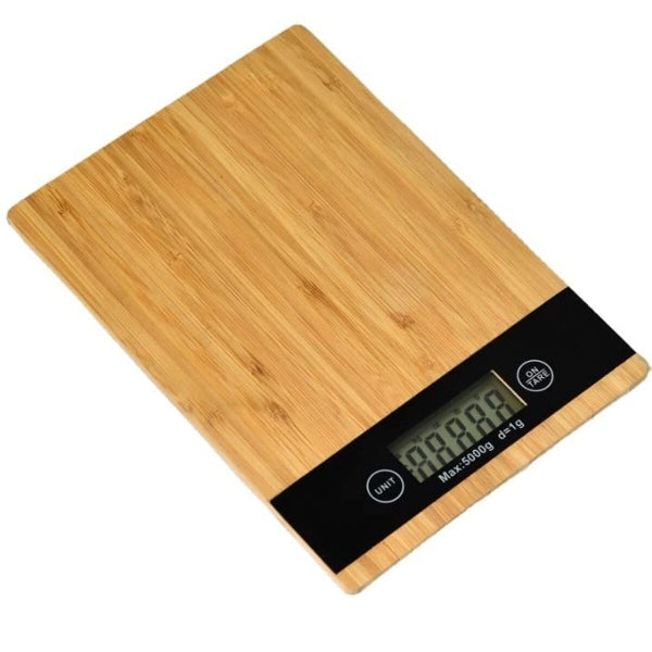 
                  
                    Charger l&amp;#39;image dans la galerie, Balance de Cuisine Basic Home LCD Bambou 5kg
                  
                