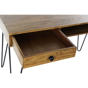 
                  
                    Cargar imagen en el visor de la galería, Bureau DKD Home Decor Naturel Noir Métal
                  
                