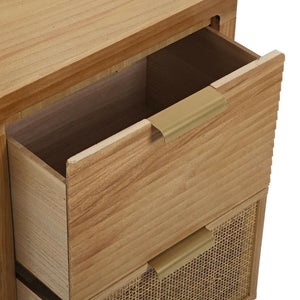 
                  
                    Cargar imagen en el visor de la galería, Commode Versa Rotin, Bois de Paulownia et Bois MDF
                  
                