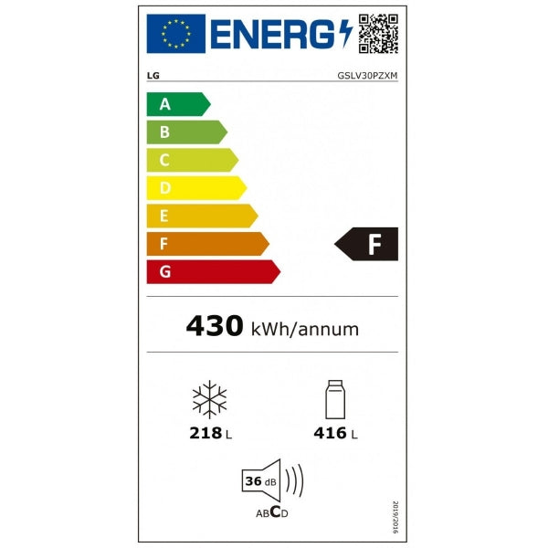 
                  
                    Load image into Gallery viewer, Réfrigérateur Américain LG GSLV30PZXM Acier inoxydable
                  
                