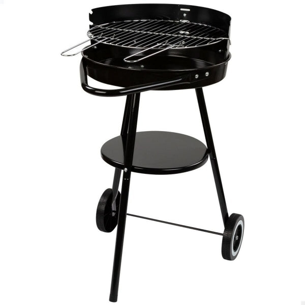 
                  
                    Load image into Gallery viewer, Barbecue Au Charbon de Bois Aktive Noir Avec Roues
                  
                