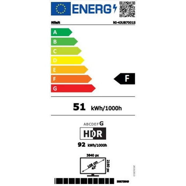 
                  
                    Load image into Gallery viewer, TV Intelligente Nilait Prisma 43UB7001S 4K Ultra HD 43&amp;quot;
                  
                