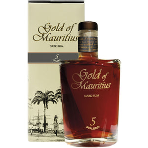 
                  
                    Load image into Gallery viewer, Gold of Mauritius 5 Ans Solera Dark Rhum 40% - 70cl
                  
                
