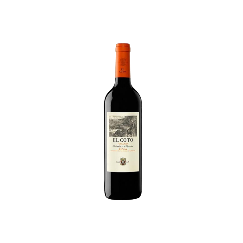 Vin rouge El Coto Rioja Crianza 13% 75cl - Carton de 6 Bouteilles