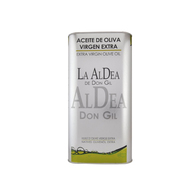 Huile d'Olive Extra Vierge LA ALDEA DE DON GIL 5L - Colis de 2 Bidons
