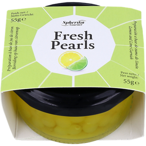 
                  
                    Load image into Gallery viewer, Perles de Fruit Citron Spherika Gourmet 55g
                  
                