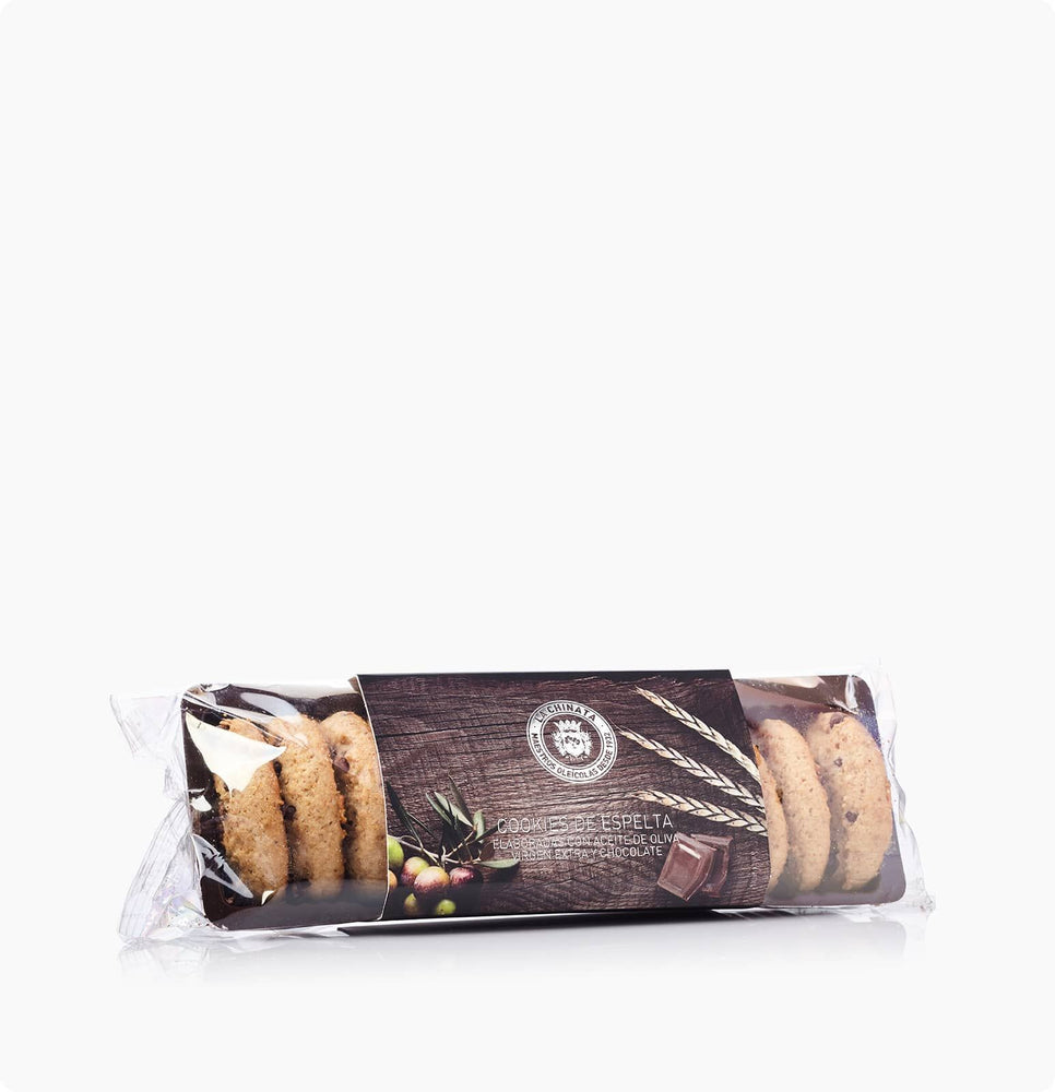 
                  
                    Load image into Gallery viewer, Biscuits à l&amp;#39;Épeautre et au chocolat LA CHINATA 150gr
                  
                